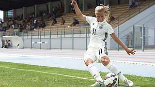 Kristin Kögel über ihren ersten Einsatz bei der U 20-WM: 