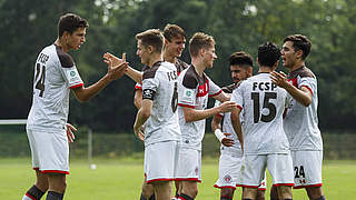 Erst Favoriten gestürzt, nun Derby gewonnen: die U 19 des FC St. Pauli © imago/Björn Draws