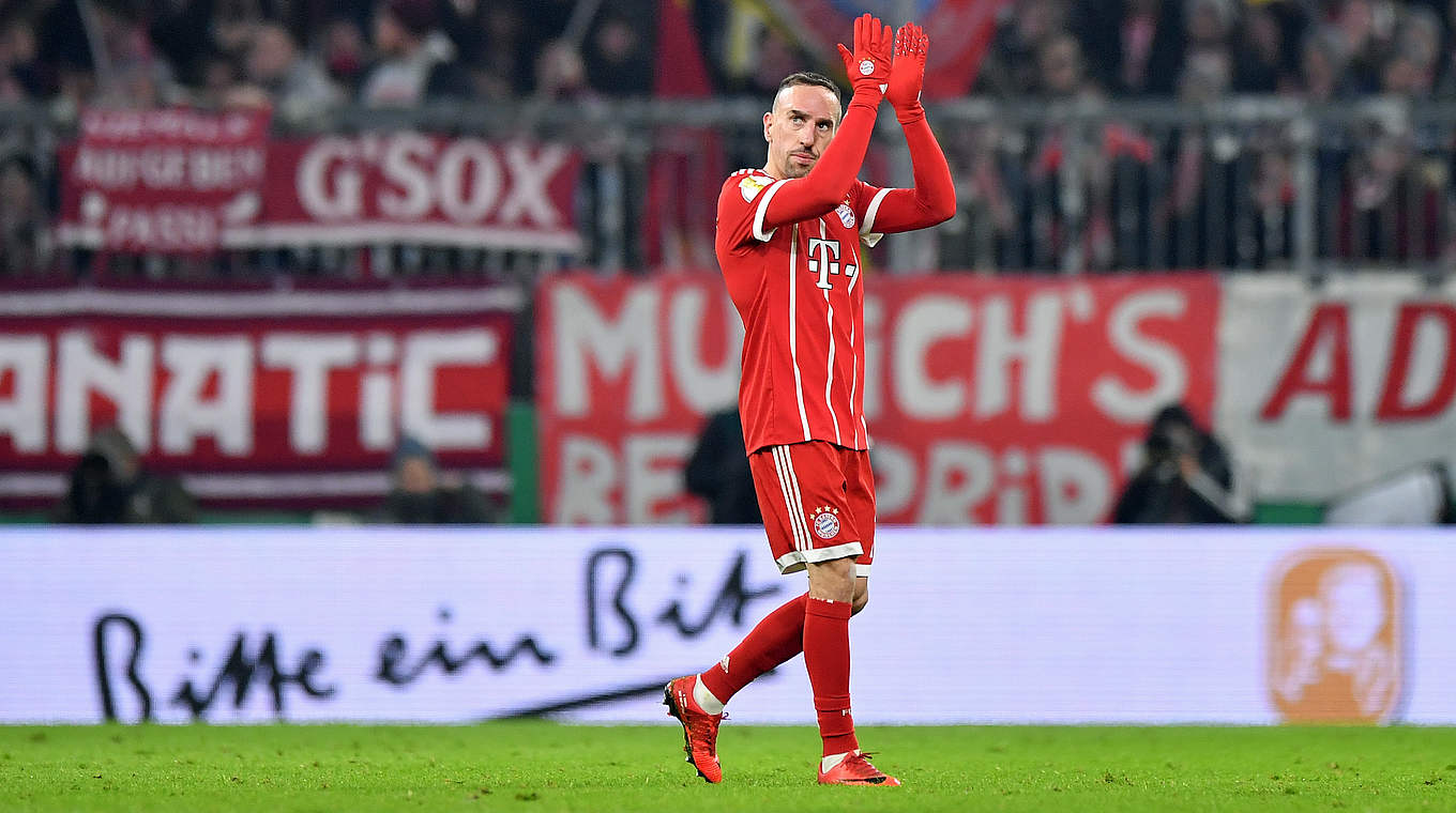 Franck Ribéry has set up 19 goals for his FC Bayern teammates since 2008/09. © 