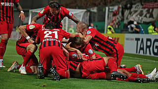 First 'cupset' of the season: SV Wehen Wiesbaden knock out St. Pauli after extra time  © imago/Hartenfelser