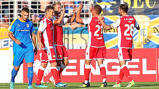 Pokalsieg im Ostduell: Union Berlin gewinnt bei Drittligist Carl Zeiss Jena © imago/Picture Point LE