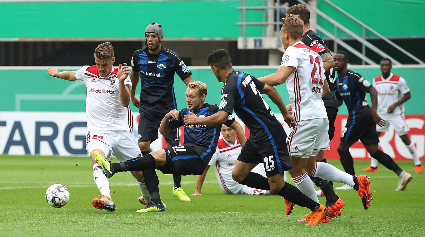 Paderborn's Hünemeier downs Ingolstadt  © imago/Stefan Bösl