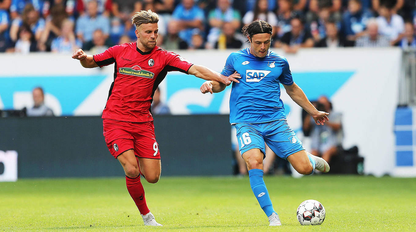Nico Schulz (r.): "Wir spielen mit Hoffenheim wieder guten und erfolgreichen Fußball" © imago/Jan Huebner
