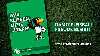 Die Fair Play-Karte: Im Video erklärt © DFB