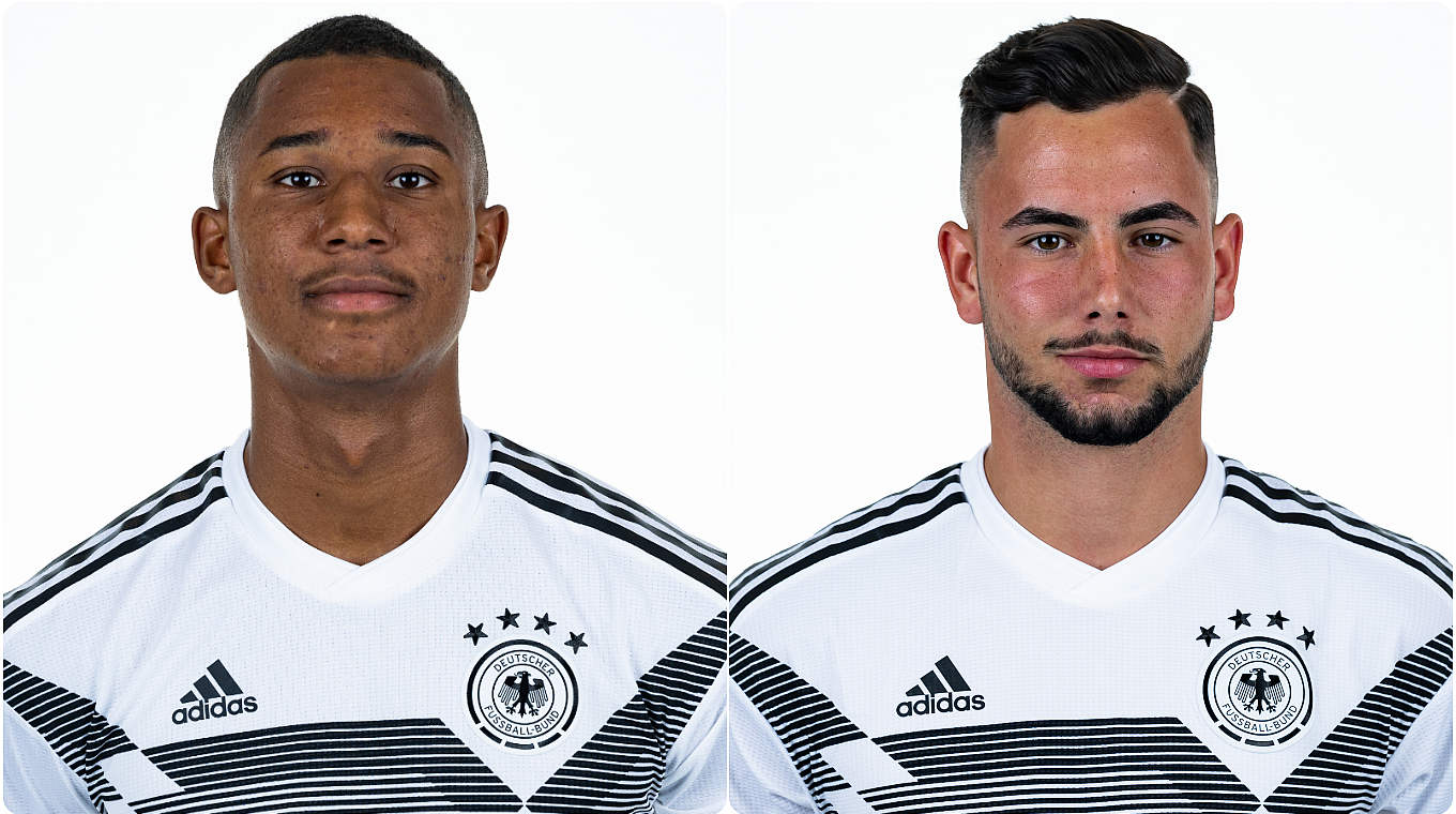Debüt in der U 21: Felix Uduokhai (l.) und Marco Richter (r.) © Getty Images/Collage: DFB