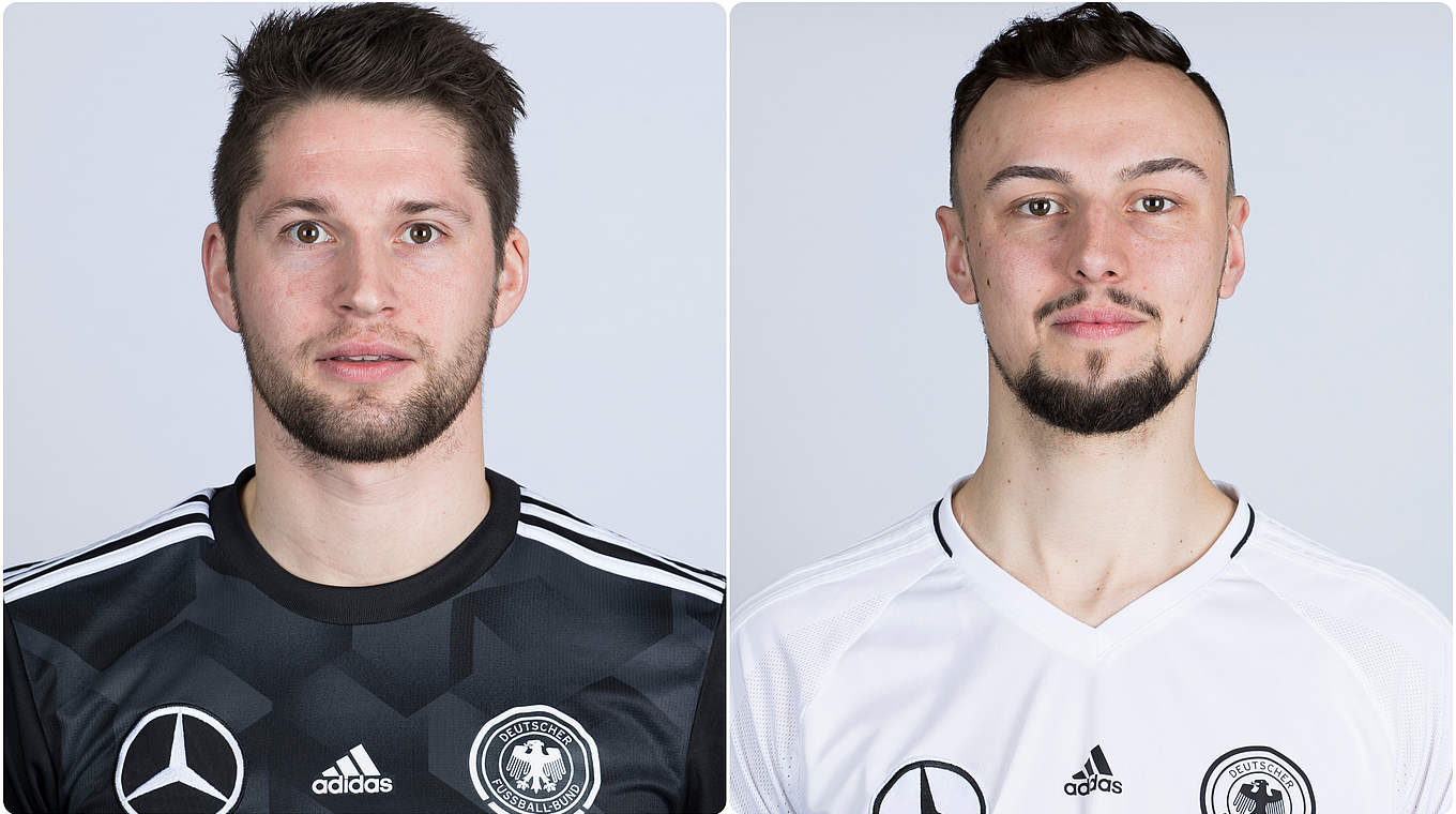 Zwei Deutsche Meister und Nationalspieler: Marco Pohl (l.) und Christopher Wittig © Bilder Getty Images / Collage DFB