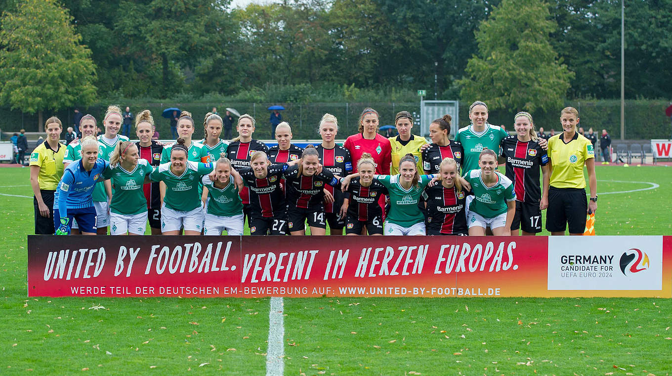 Auch die Allianz Frauen-Bundesliga beteiligte sich © imago/foto2press