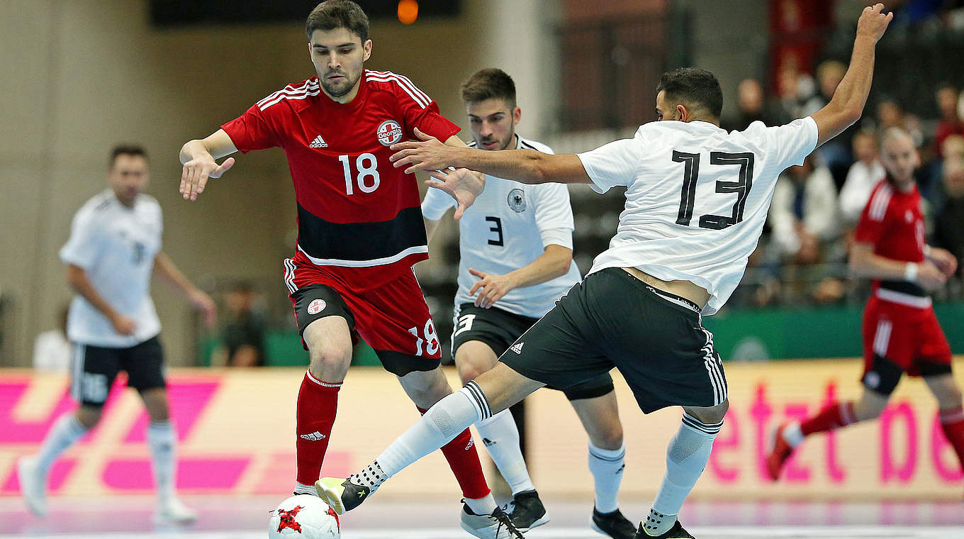 Schnelles Spiel in Hamburg: Deutschland unterliegt Georgien © 2018 Getty Images