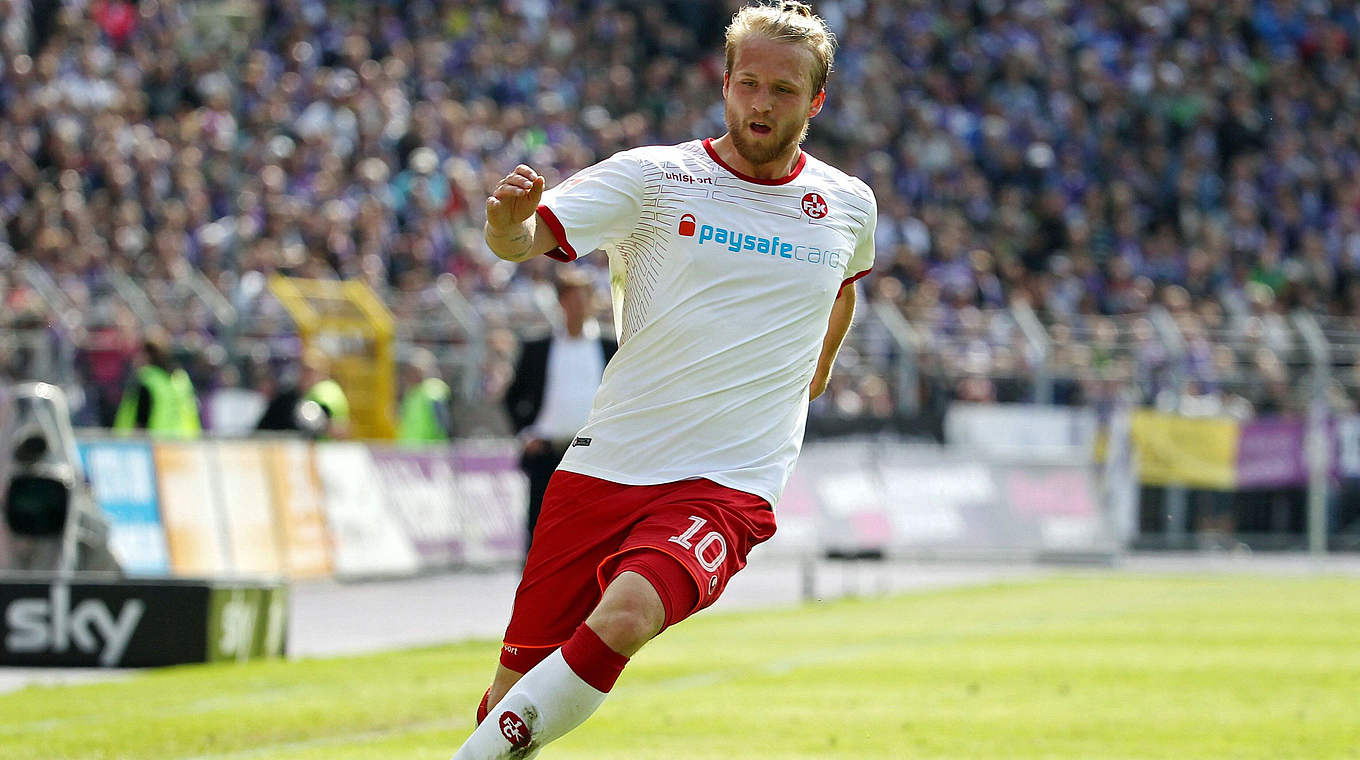 "Schade, dass wir den Bundesligaaufstieg verspielt haben": Hofmann 2015 beim FCK © imago/Karina Hessland