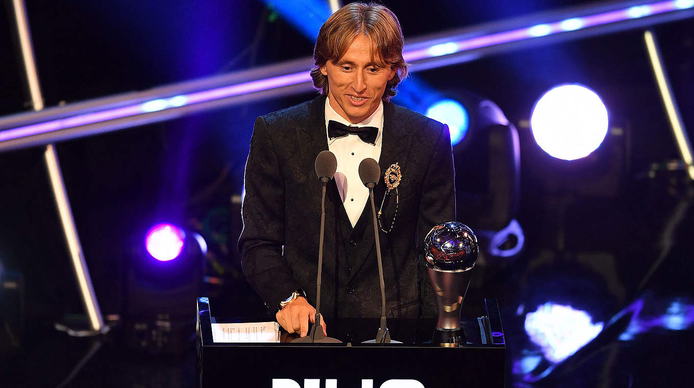 Erstmals als Fußballer des Jahres ausgezeichnet: Luka Modric © This content is subject to copyright.
