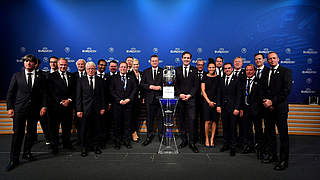 Große Vorfreude: Die DFB-Delegation freut sich auf die EM 2024 in Deutschland © Getty Images