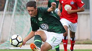 Sorgt mit seinem Ausgleich für Wolfsburg für die Wende im Spiel: Timon Burmeister © imago/regios24