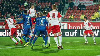 Abschluss des 10. Spieltags: Halle gegen Rostock wird am 16. Oktober ausgetragen © imago/VIADATA