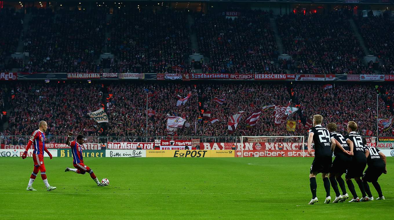 Ausnahme im Achtelfinale 2015: Bayern trifft auf Zweitligist Eintracht Braunschweig © Getty Images