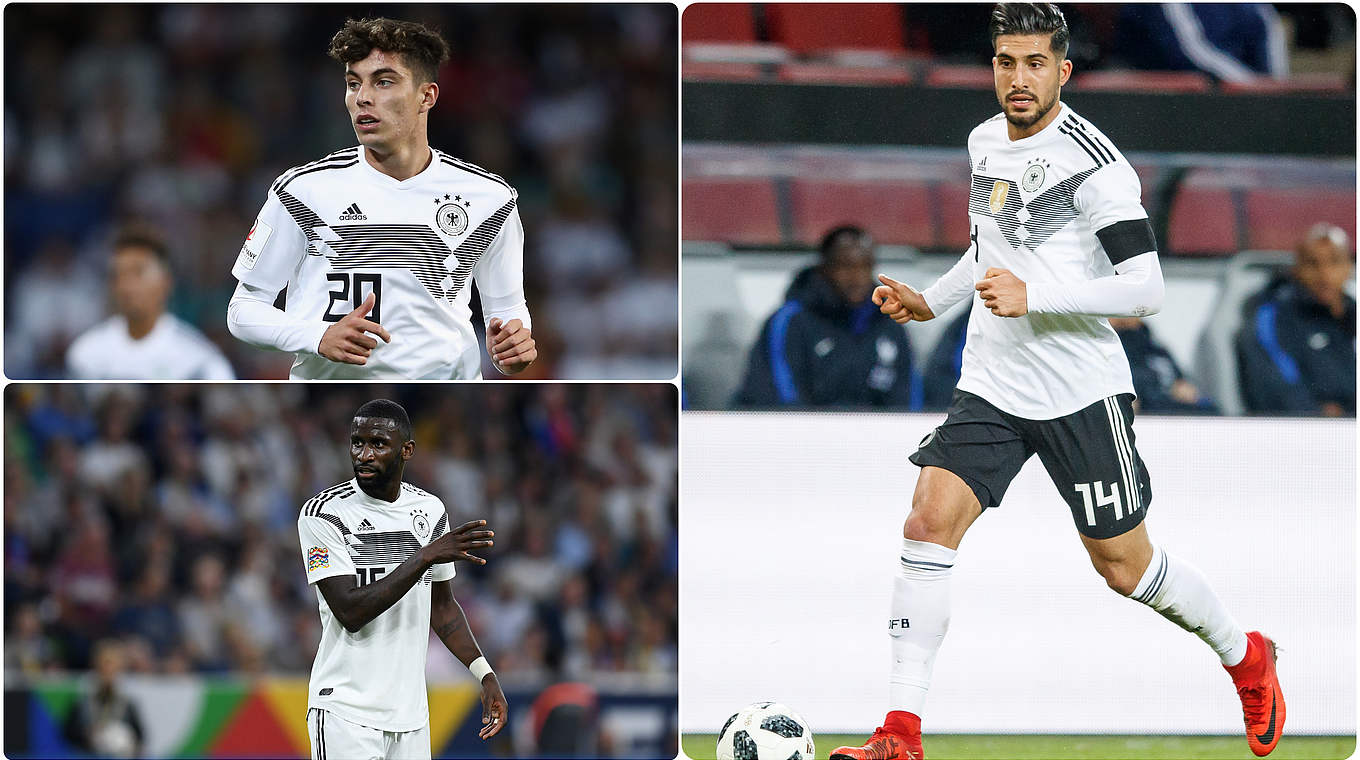 Veränderungen beim DFB-Team: Can (r.) rückt für Havertz und Rüdiger nach © Getty Images/Collage DFB