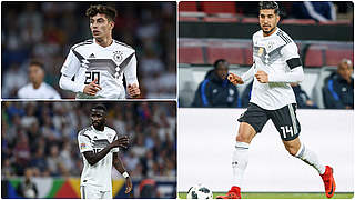 Veränderungen beim DFB-Team: Can (r.) rückt für Havertz und Rüdiger nach © Getty Images/Collage DFB