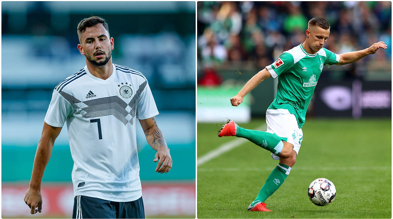 Marco Richter has withdrawn with injury and been replaced by Johannes Eggestein. © Getty-Images/Collage DFB