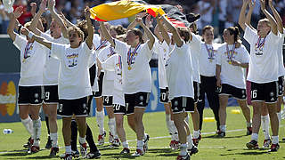 Heute vor 15 Jahren: Deutschland wird erstmals Weltmeister © 2003 Getty Images