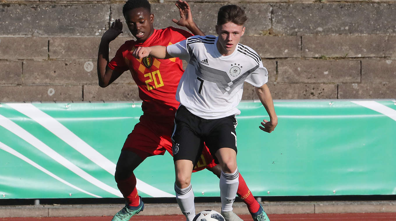 Niederlage mit neuer Startelf: deutsche U 16 verliert gegen Belgien © 2018 Getty Images