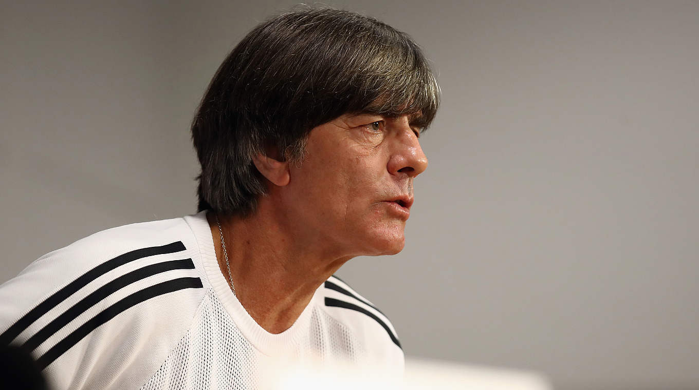"We have to find the right balance." - Joachim Löw © 2018 Getty Images