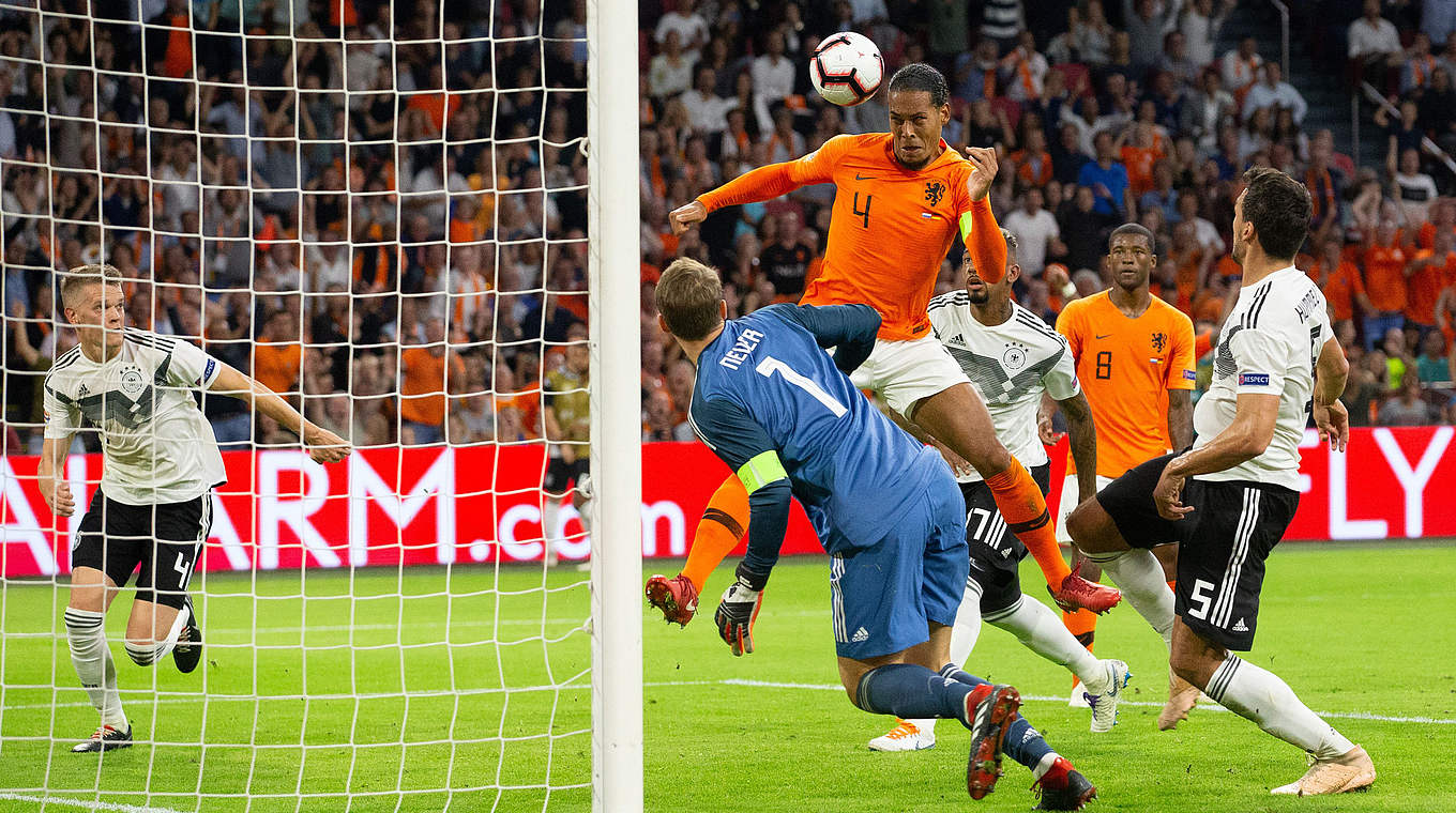 Virgil Van Dijk a ouvert le score pour les Oranje à la 31ème minute  © 2016 VI-Images