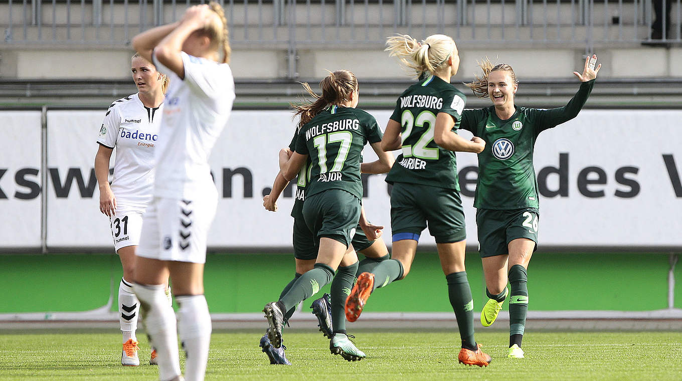 Fünftes Spiel, fünfter Sieg: Wolfsburg ist nicht zu stoppen © Jan Kuppert