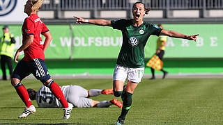 Neun Tore nach fünf Spielen: Wolfsburgs Ewa Pajor © imago/regios24