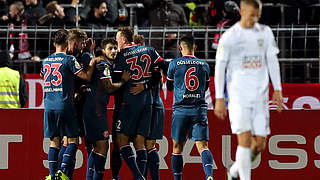 Früher Rückstand, Spiel dann gedreht: Düsseldorf gewinnt bei Regionalligist Ulm © 2018 Getty Images