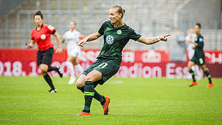 Verlängert ihren Vertrag beim VfL Wolfsburg bis 2022: Alexandra Popp © imago/Nordphoto