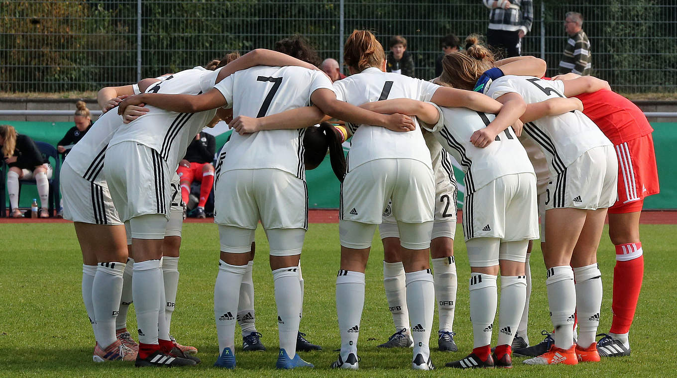 Einschwören für die WM: U 17-Juniorinnen treffen sich in Frankfurt © 2018 Getty Images
