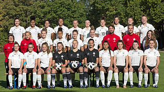 Die 22 Spielerinnen für die WM in Uruguay: Deutschlands U 17-Juniorinnen © 2018 Getty Images