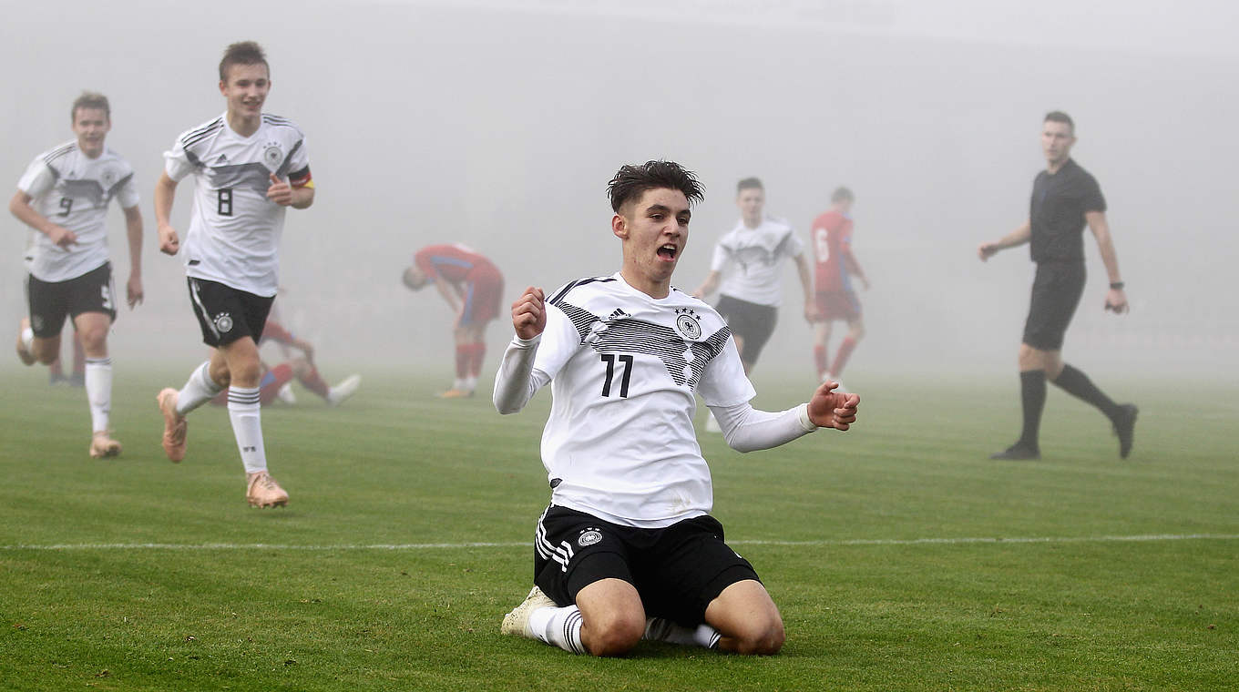 Wollen einen Sieg im letzten Spiel des Jahres: Deutschlands U 16-Junioren © 2018 Getty Images / 