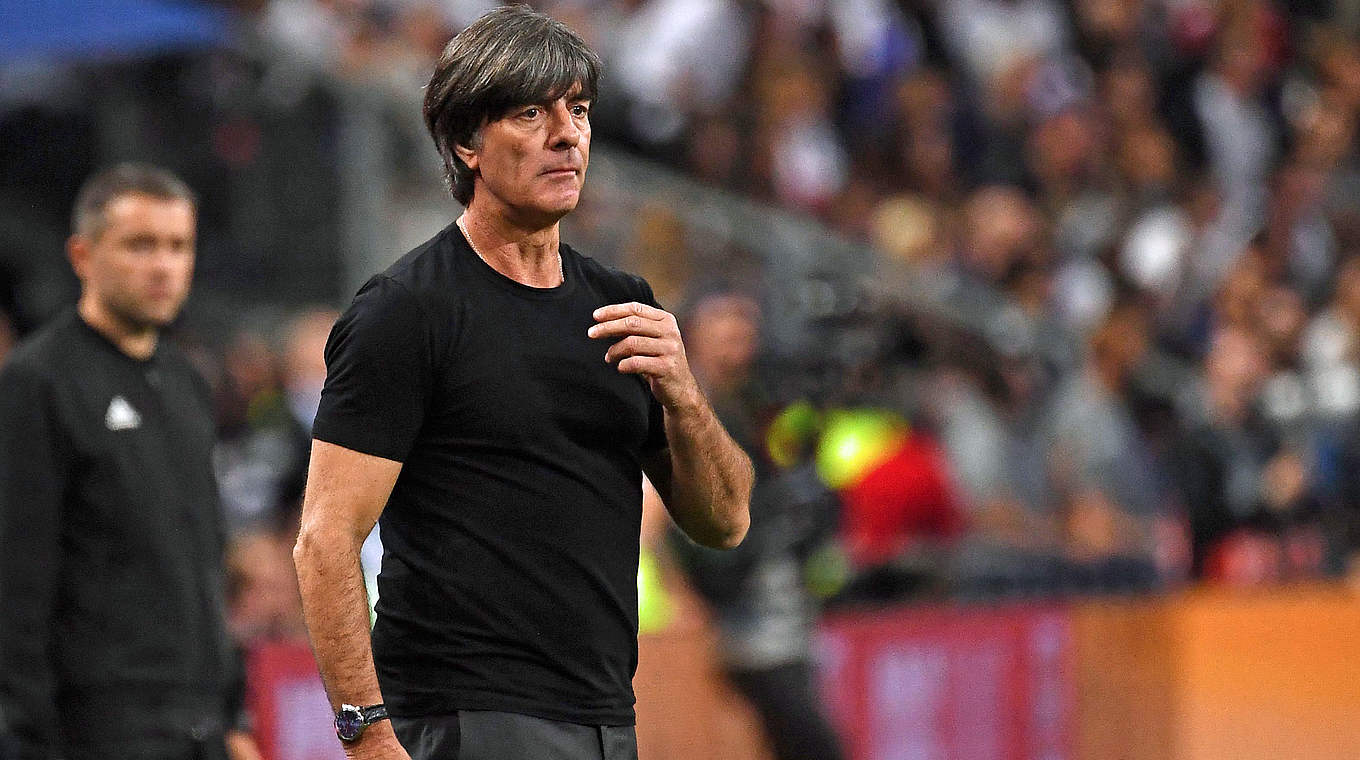 Löw: Young players need time to show what they can do. © 