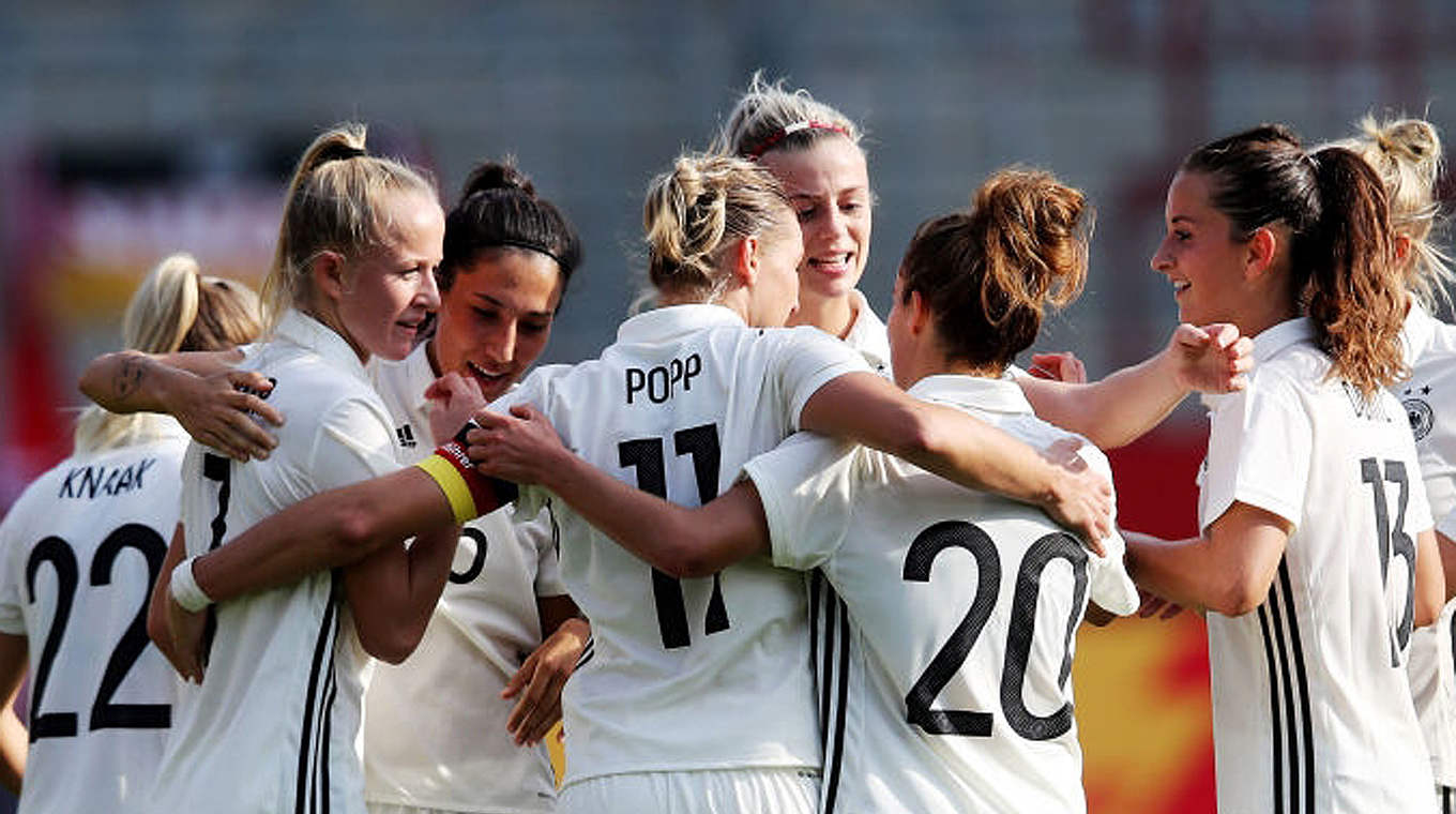 Peilen gegen Spanien achten Sieg in Serie an: die DFB-Frauen beim Hrubesch-Abschied © GettyImages
