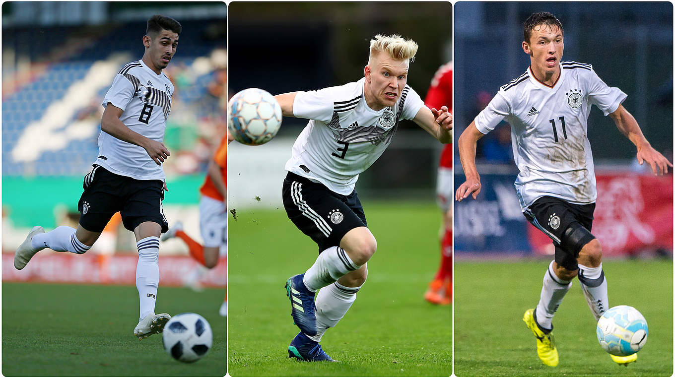 Meritan Shabani, Lennart Czyborra and Benjamin Goller have all been called up to the Germany U20s squad. © 