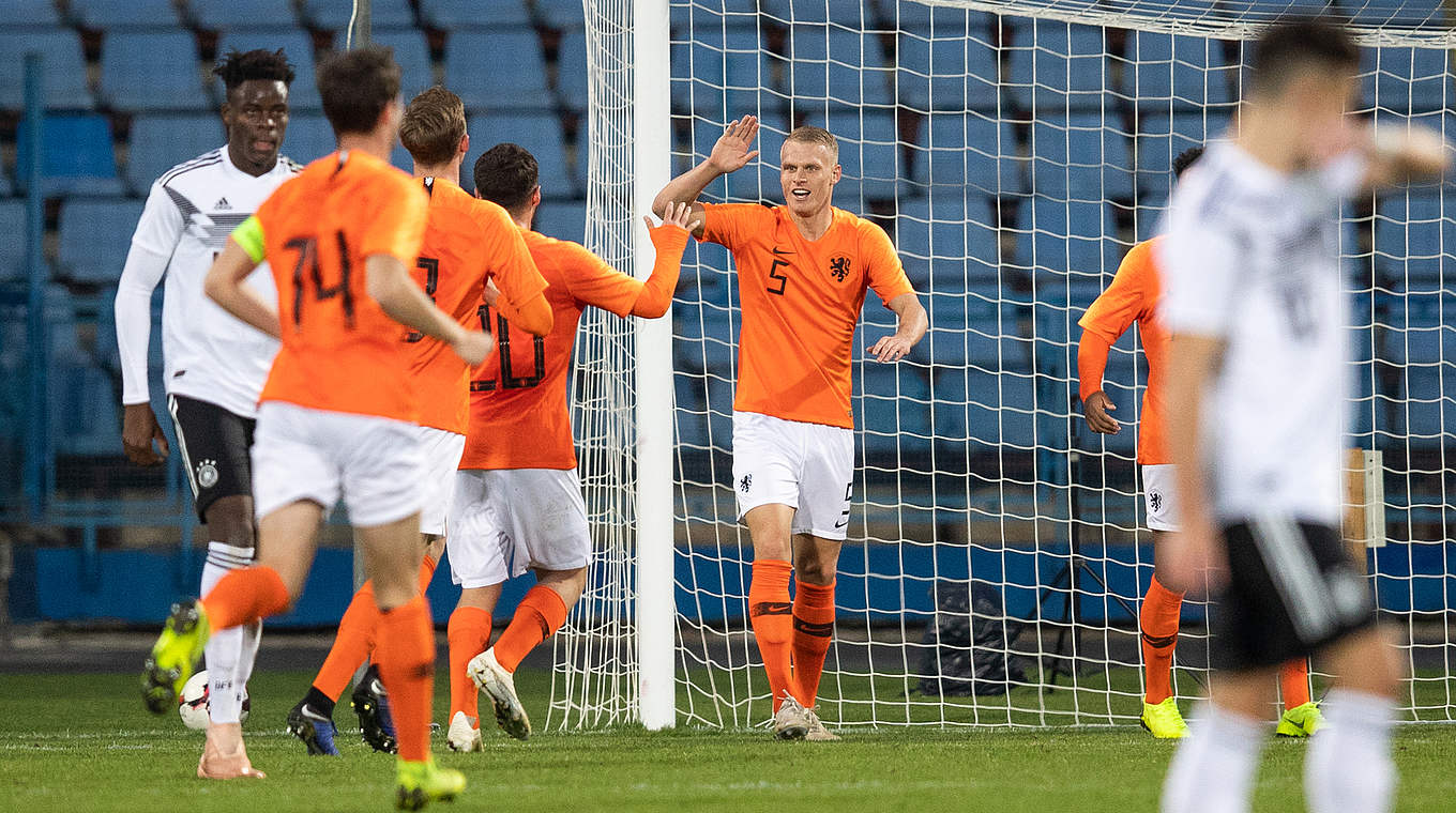 Niederlage im zweiten Spiel: Die U 19-Junioren unterliegen der Niederlande © 2018 Getty Images