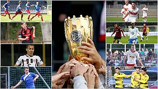 Acht Teams, ein Ziel: Einmal den DFB-Pokal in den Händen halten © imago/GettyImages/Collage DFB