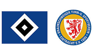 Strafe wegen unsportlichen Verhaltens der Anhänger: Hamburger SV und Braunschweig © Hamburger SV/Eintracht Braunschweig/ Collage DFB.de