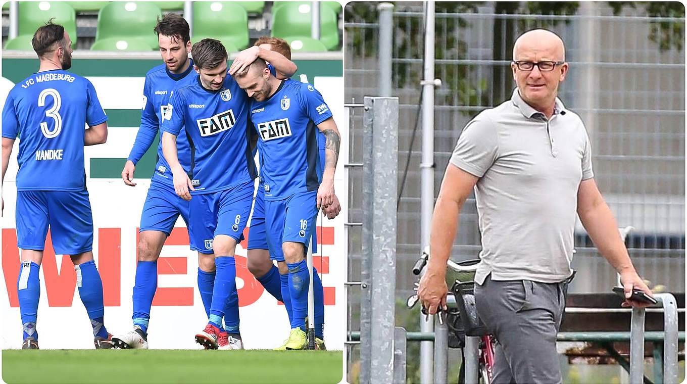 Trainer Thomas Hoßmang (r.): "Mannschaft hat eine prima Entwicklung durchlaufen" © imago/Collage DFB