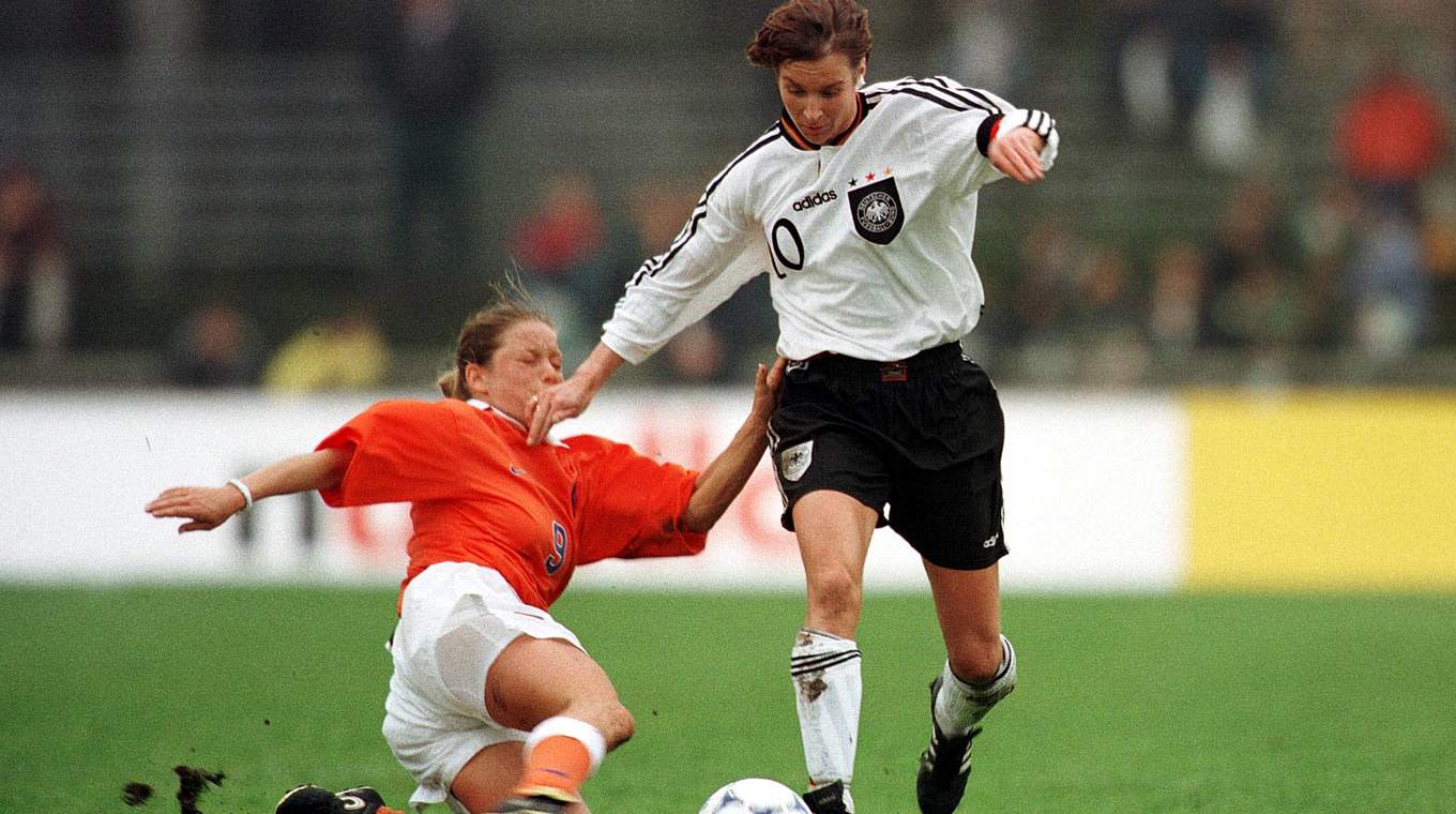 Martina Voss-Tecklenburg earned 125 caps for the DFB-Frauen. © 