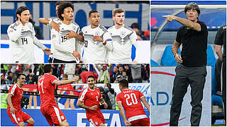 Erster Gegner des neuen Jahres: Das DFB-Team trifft auf WM-Teilnehmer Serbien © Bilder Getty Images / Collage DFB