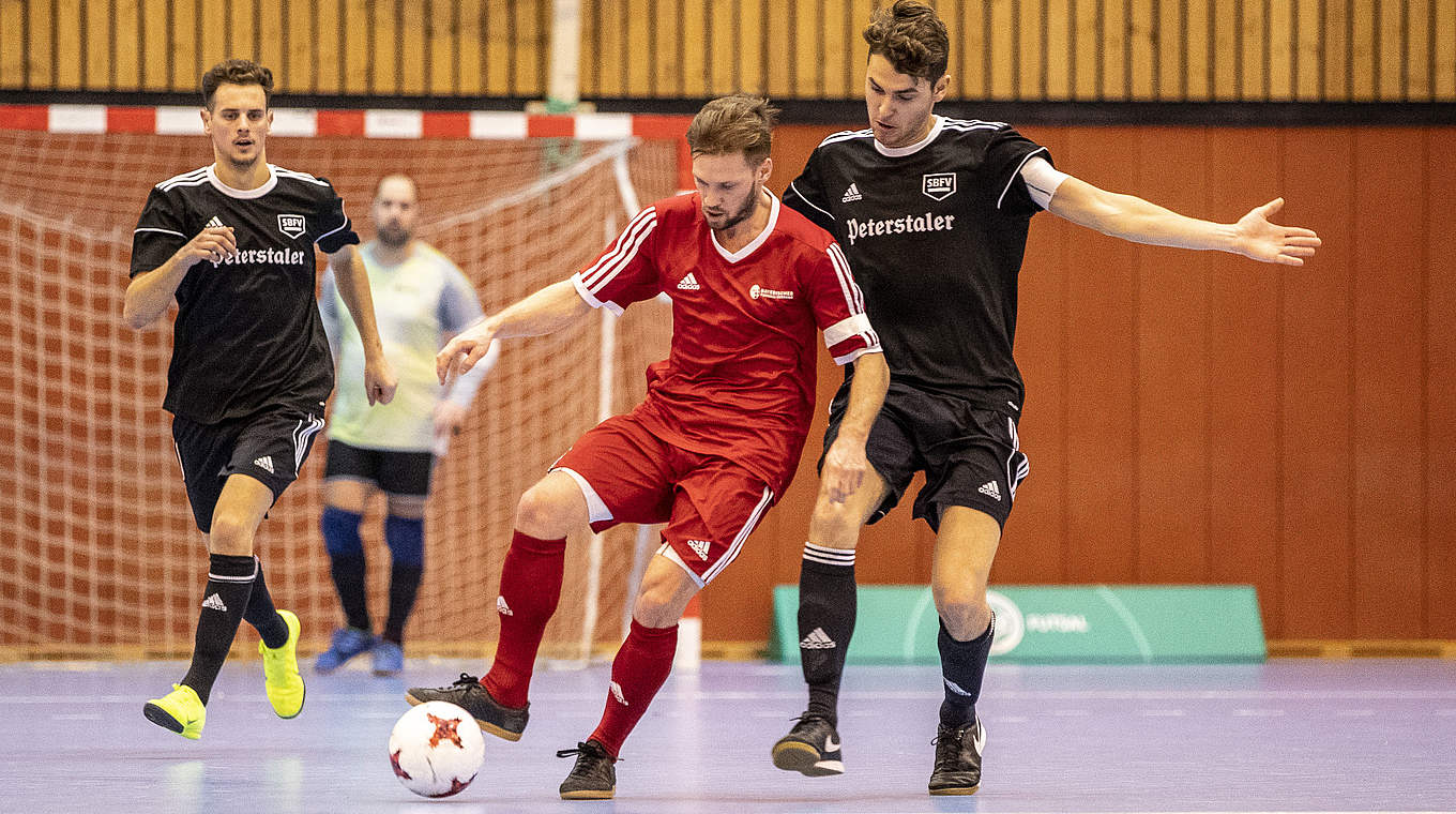 Starker Futsal in Duisburg-Wedau: Bayern gegen Südbaden (schwarze Trikots) © GettyImages