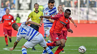 Westphalia clash in the DFB-Pokal last sixteen: MSV Duisburg host SC Paderborn. © imago/Nordphoto