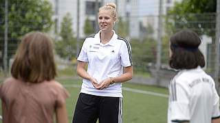 Absolviert die Ausbildung zum DFB-Junior-Coach: Lea Knappe  © Getty Images