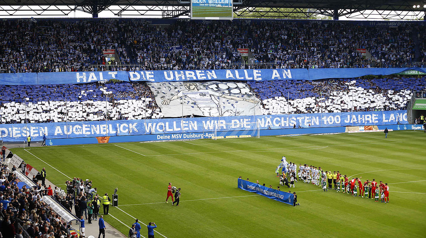 Schauinsland-Reisen-Arena in Duisburg: MSV Duisburg gegen SC Paderborn © GettyImages