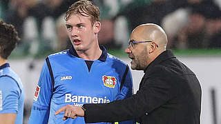 Schwärmt vom Gespür für junge Spieler seines Trainers Peter Bosz: Julian Brandt (l.) © imago