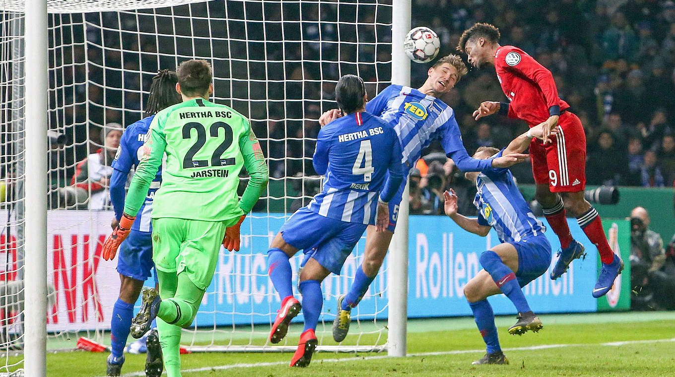 Kingsley Coman is Bayern's matchwinner in Berlin © imago/Picture Point LE