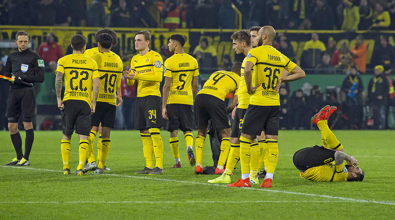 Das gab's noch nie: Der BVB verliert im DFB-Pokal ein Elfmeterschießen in eigener Arena © 2019 Borussia Dortmund