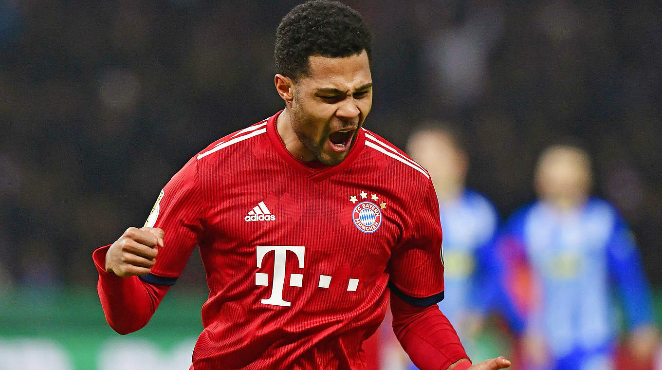 Erzielt für Bayern seine ersten Tore im DFB-Pokal: Nationalspieler Serge Gnabry © Getty Images