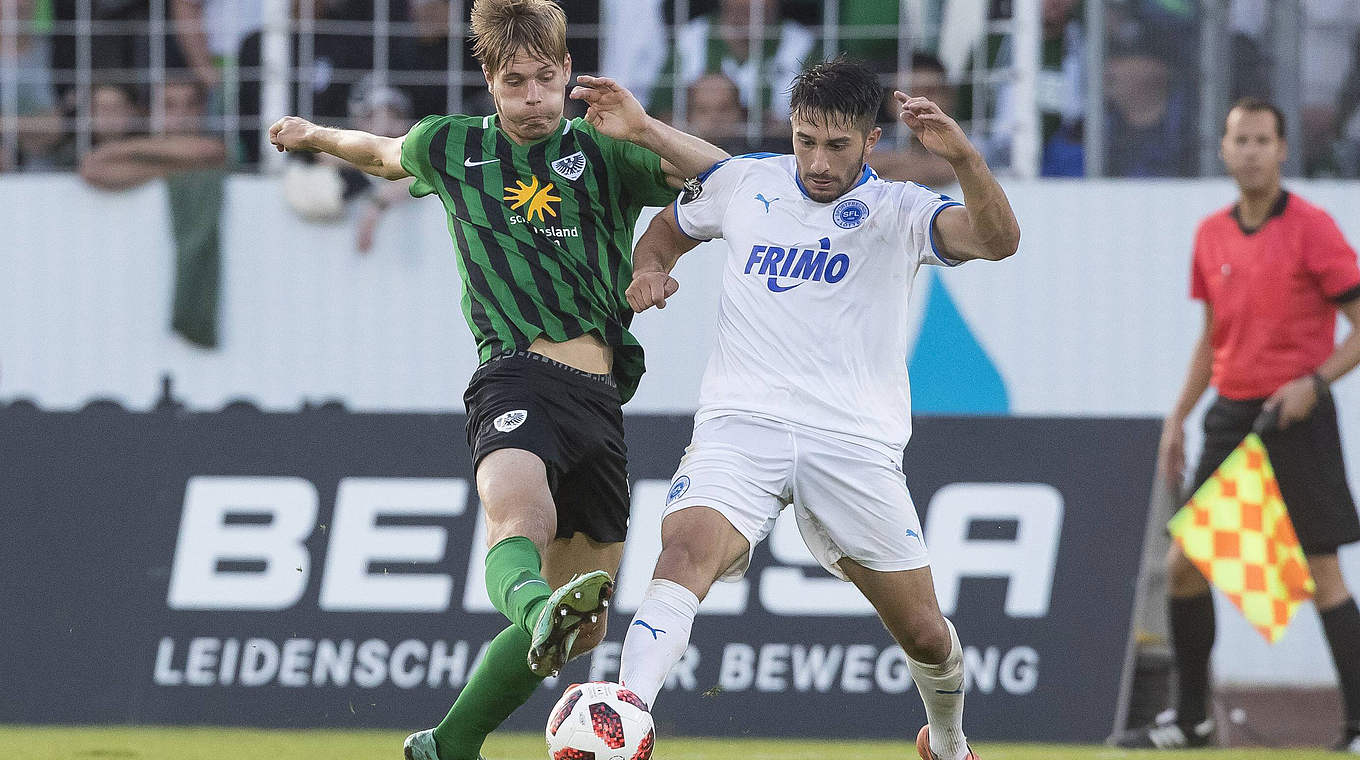 Nachbarschaftsduell im Frimo Stadion: Lotte hat Preußen Münster zu Gast © imago/Kirchner-Media